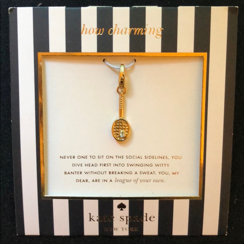 Kate Spade Tennis Charm